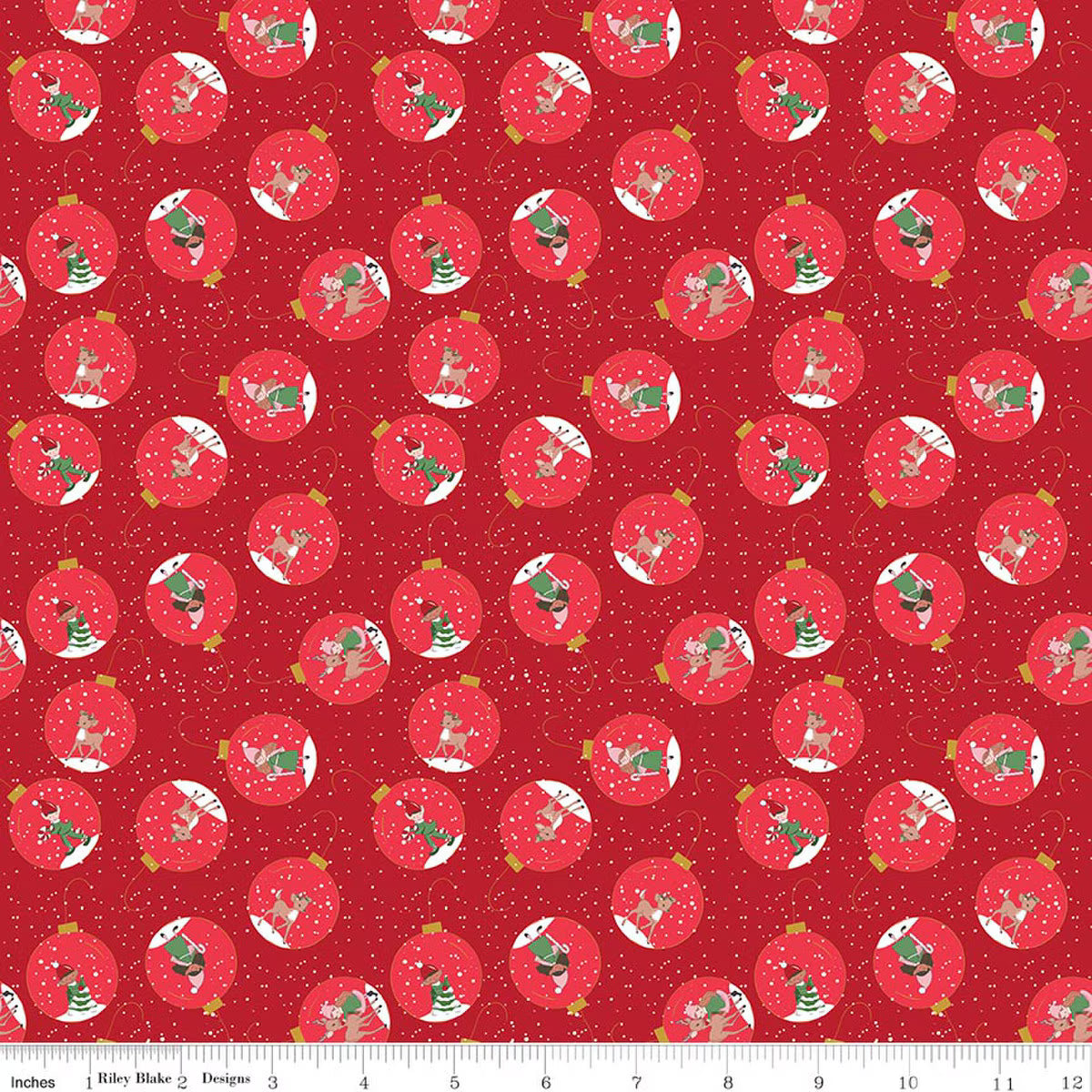 Ornaments in Red | Melissa Mortenson |  Claus & Co.