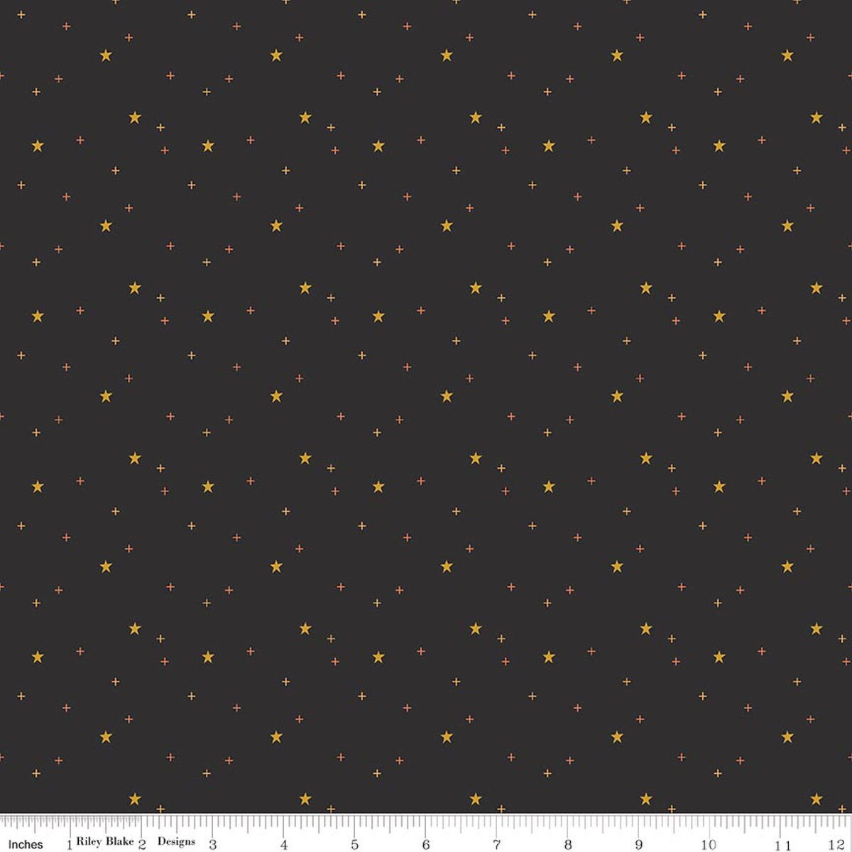 Sparkler in Star Charcoal | Riley Blake Designs