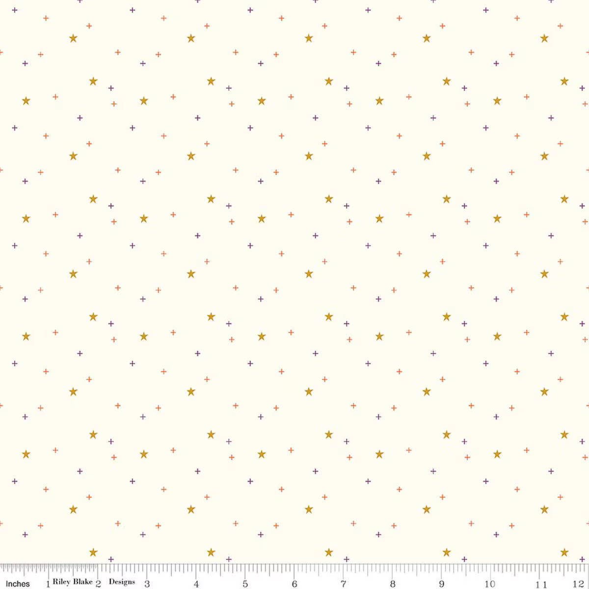 Sparkler Star Vintage White | Riley Blake Designs