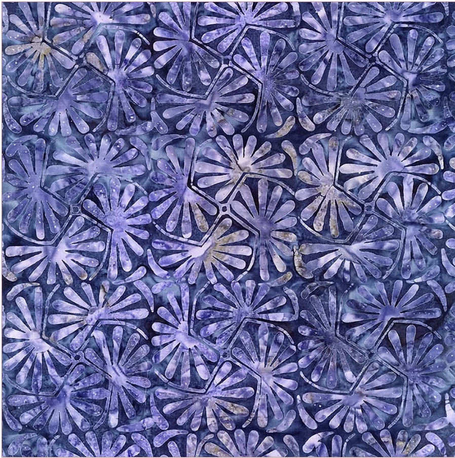 Purple Horse Leaves | Timeless Treasures | Tonga Batiks Plumberry Collection