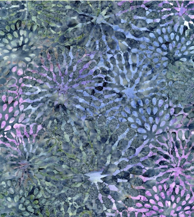 Sage Dahlias | Timeless Treasures | Tonga Batiks Plumberry Collection