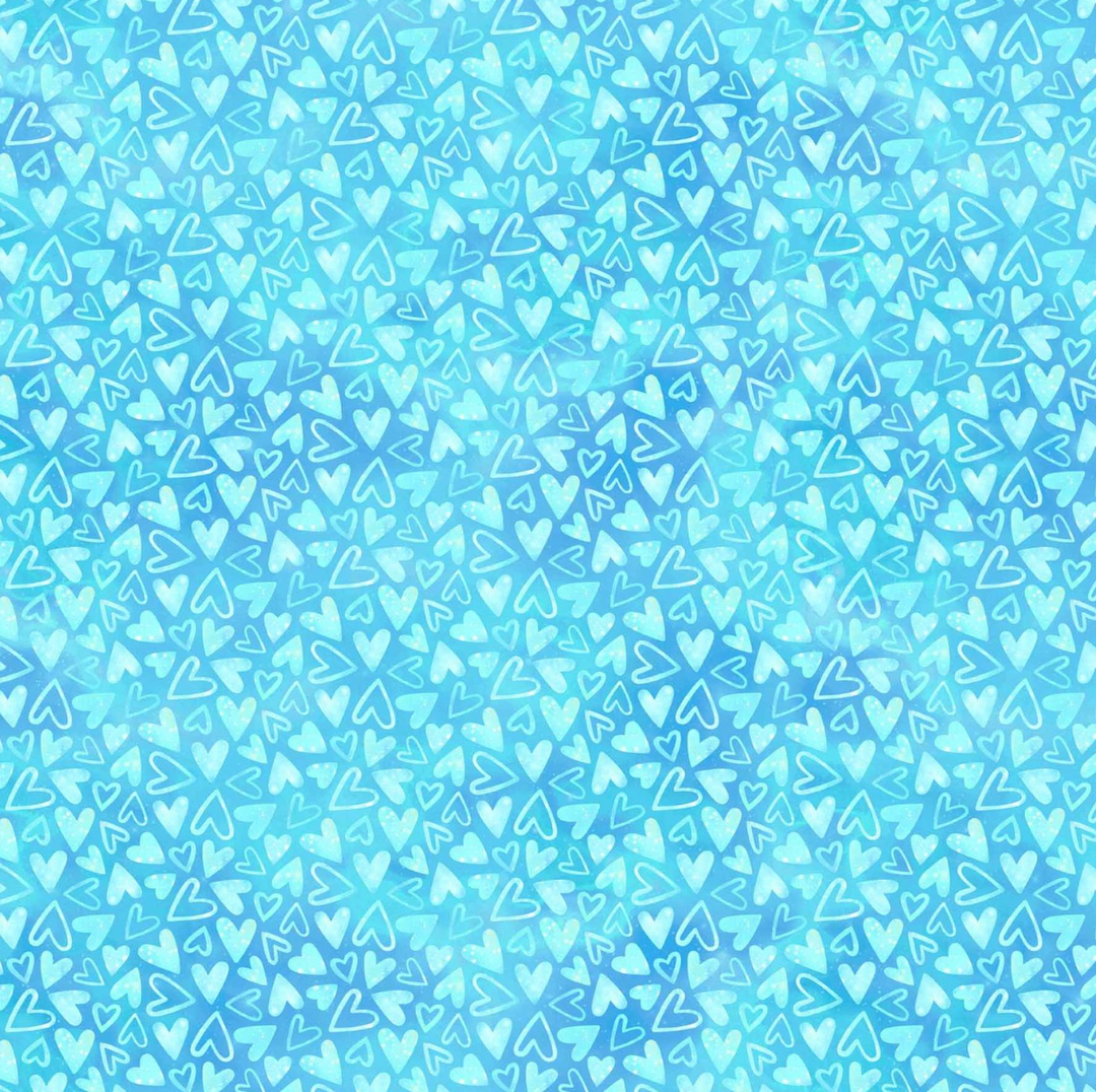Sparkle Magic Blue Hearts | Deborah Edwards | Sparkle Magic