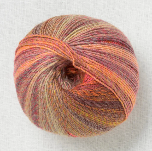 SIRDAR JEWELSPUN ARAN, 200G SELF STRIPING YARN
