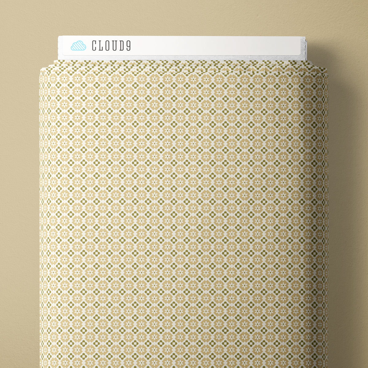 Geo Blossoms in  Sage | Serenity Garden | by Dots & Glory | Cloud 9