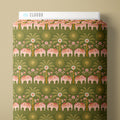 Elephant Parade in Sage | Serenity Garden | by Dots & Glory | Cloud 9