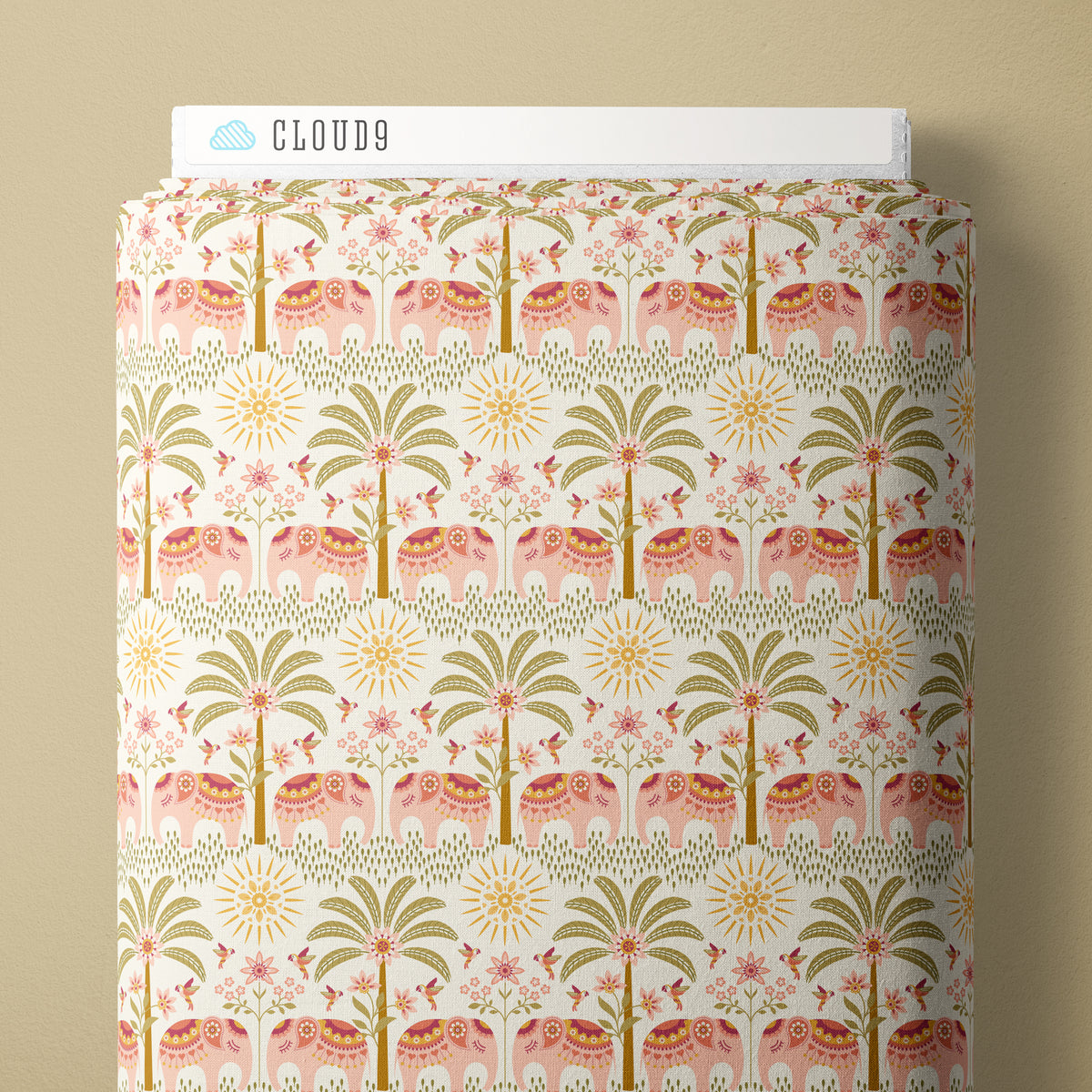 Elephant Parade in Ivory | Serenity Garden | by Dots & Glory | Cloud 9