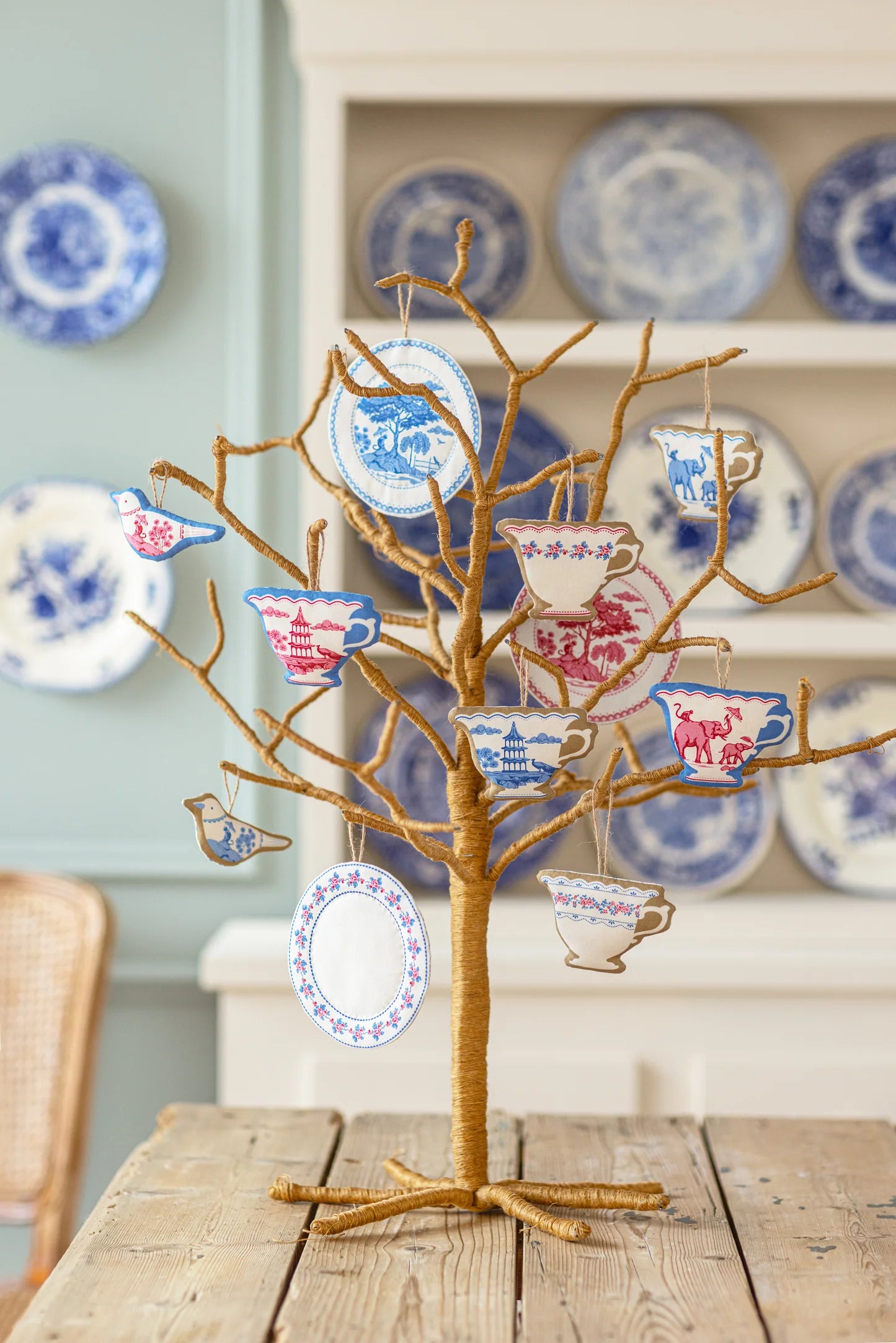 Labels & Ornaments in Ochre | Tone Finnanger | Tilda Fabrics | Something Blue