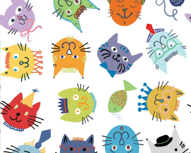 COOL CATS Fabric - Cotton