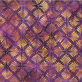 Art Deco in Crocus | Cotton Batiks |  Hoffman Fabrics
