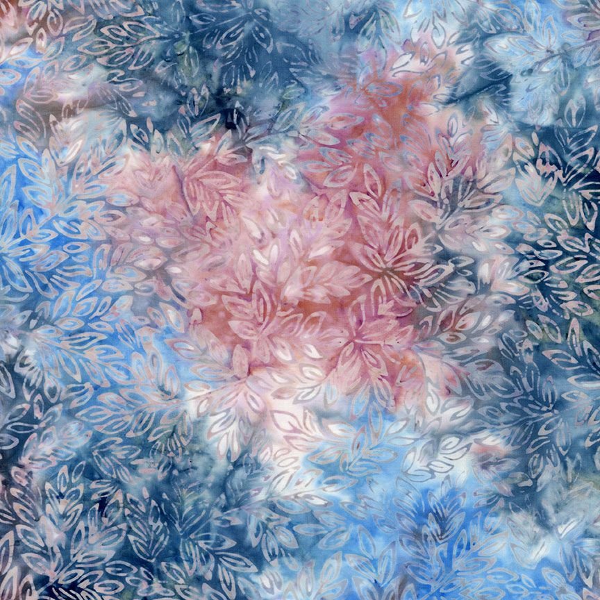 Dusty Leaves | Timeless Treasures | Tonga Batiks Plumberry Collection