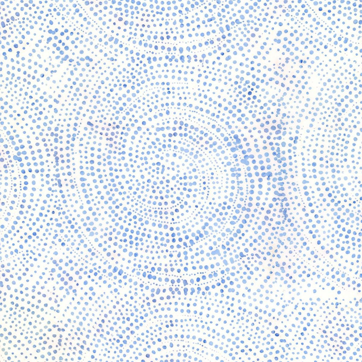 Bluebell Rain Dotty Spiral| Timeless Treasures | Tonga Batiks Bluebell Collection