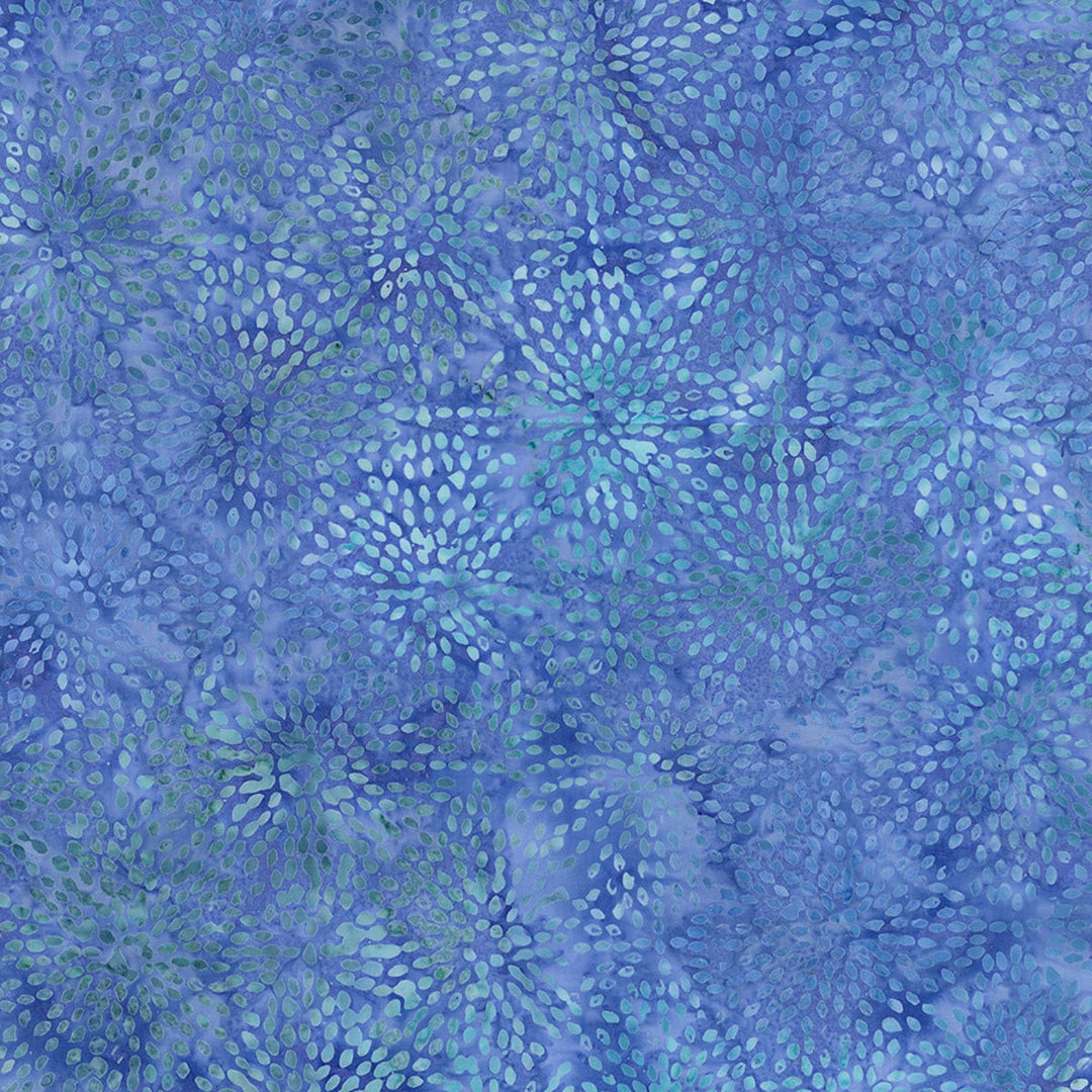 Bluebell Ocean Fireworks | Timeless Treasures | Tonga Batiks Bluebell Collection