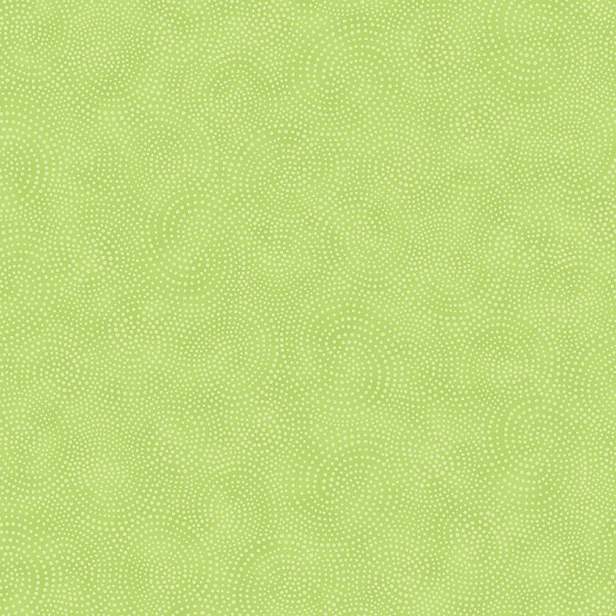 Dotty Spiral in Lime | by Timeless Treasures