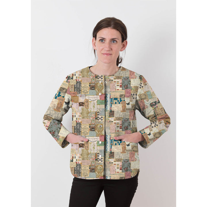 Multi Ephemera Canvas in Multi | Tim Holtz | Palette Canvas Cloth Collection