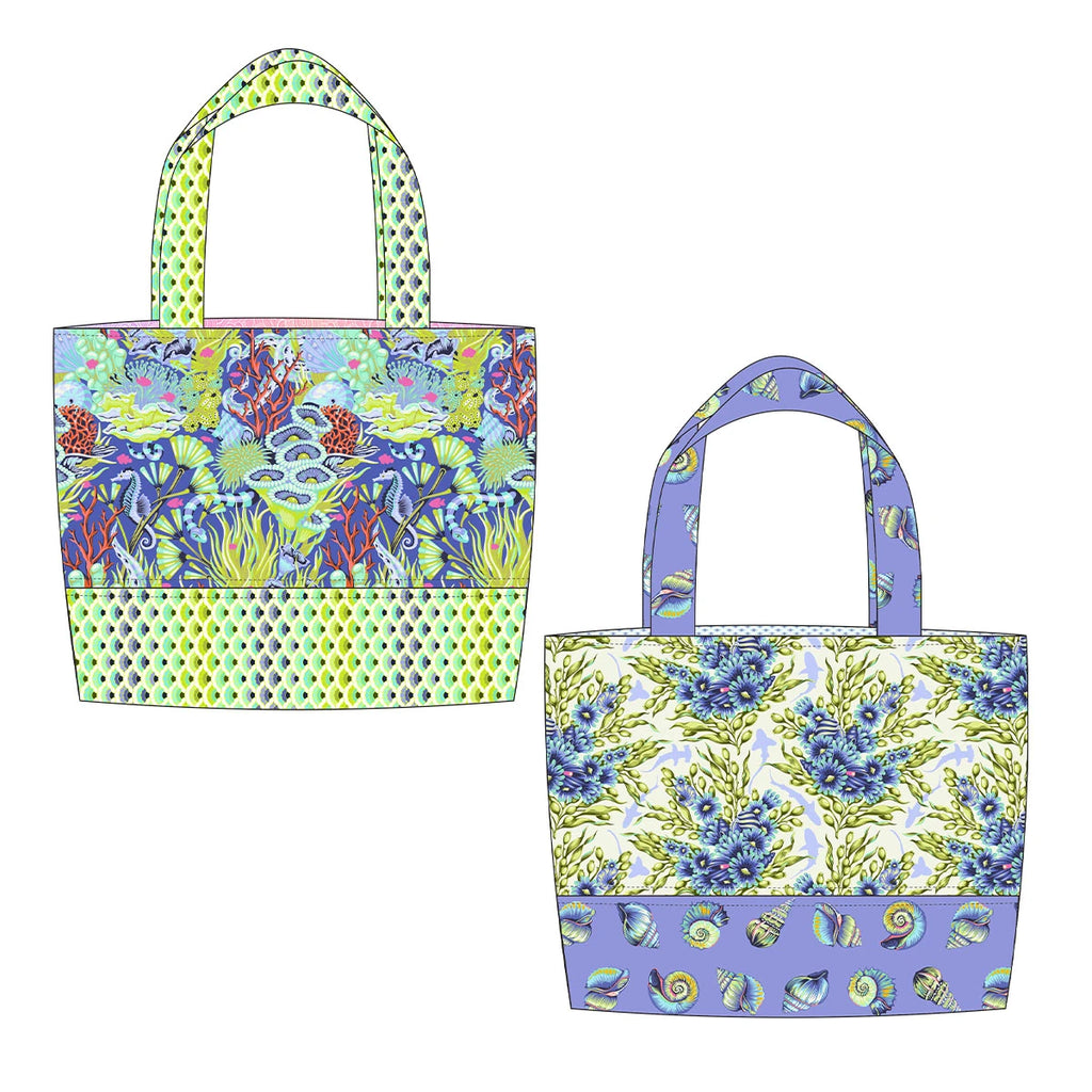 Marine | Reef What You Sew | Tula Pink | Floral Reef