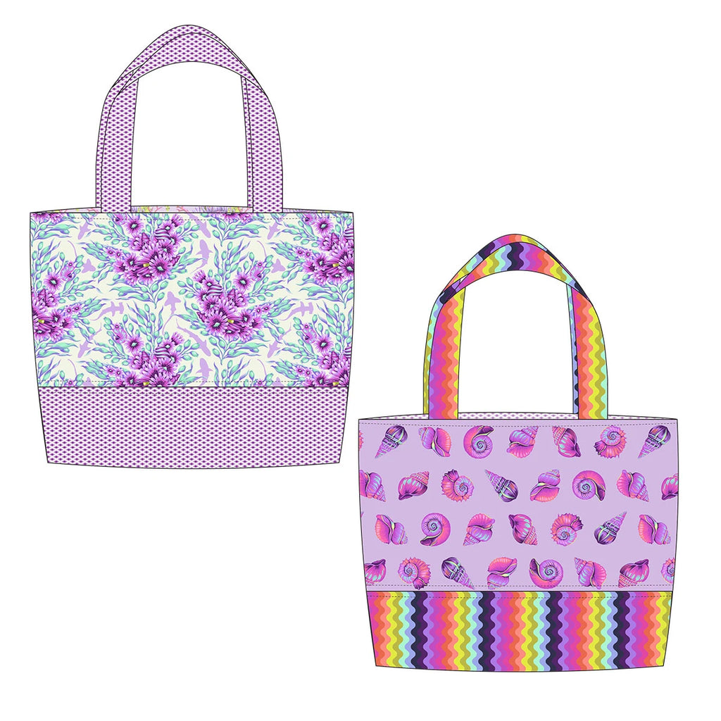 Ultraviolet | Reef What You Sew | Tula Pink | Floral Reef