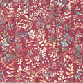 Berries in Barn Red  | Cotton Batiks | Hoffman Fabrics