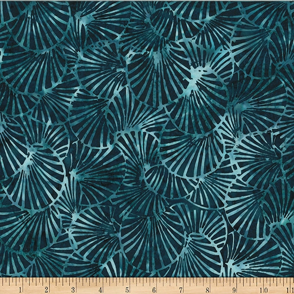 Organic Scallop in Persia | Cotton Batiks |  Hoffman Fabrics
