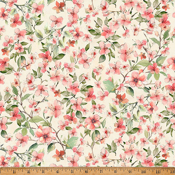 Nesting Hour Blossom | Hoffman Fabrics | Nesting Hour