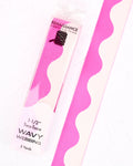 Wavy Webbing in Acid Pink - 1-1/2" width - by Renaissance Ribbons - 3 YD PACK