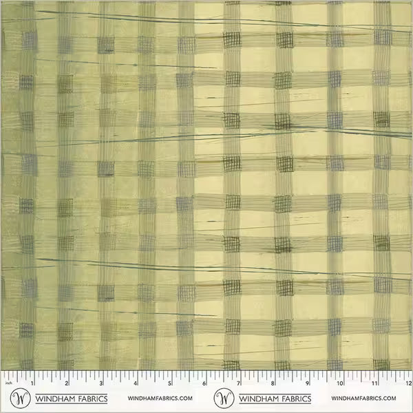 Wild Asparagus Plaid in WIld Asparagus | The Plaid One | Marcia Derse