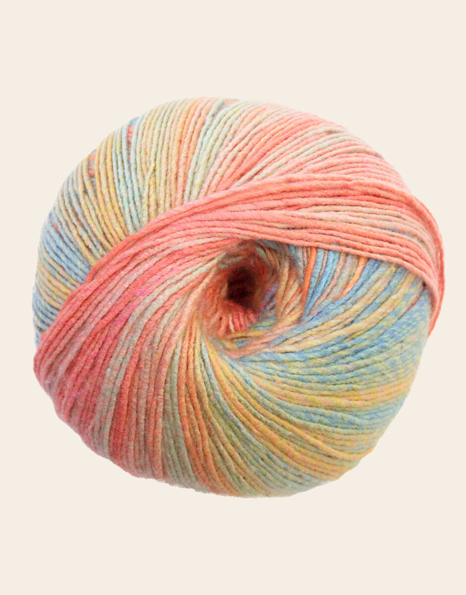 SIRDAR JEWELSPUN ARAN, 200G SELF STRIPING YARN