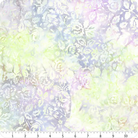 Soft Stamped Flowers on Branches | Timeless Treasures | Tonga Batiks Dreamer Collection