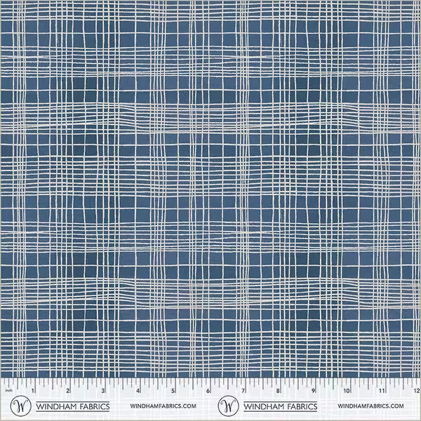 String Theory Plaid in Blueprint | The Plaid One | Marcia Derse