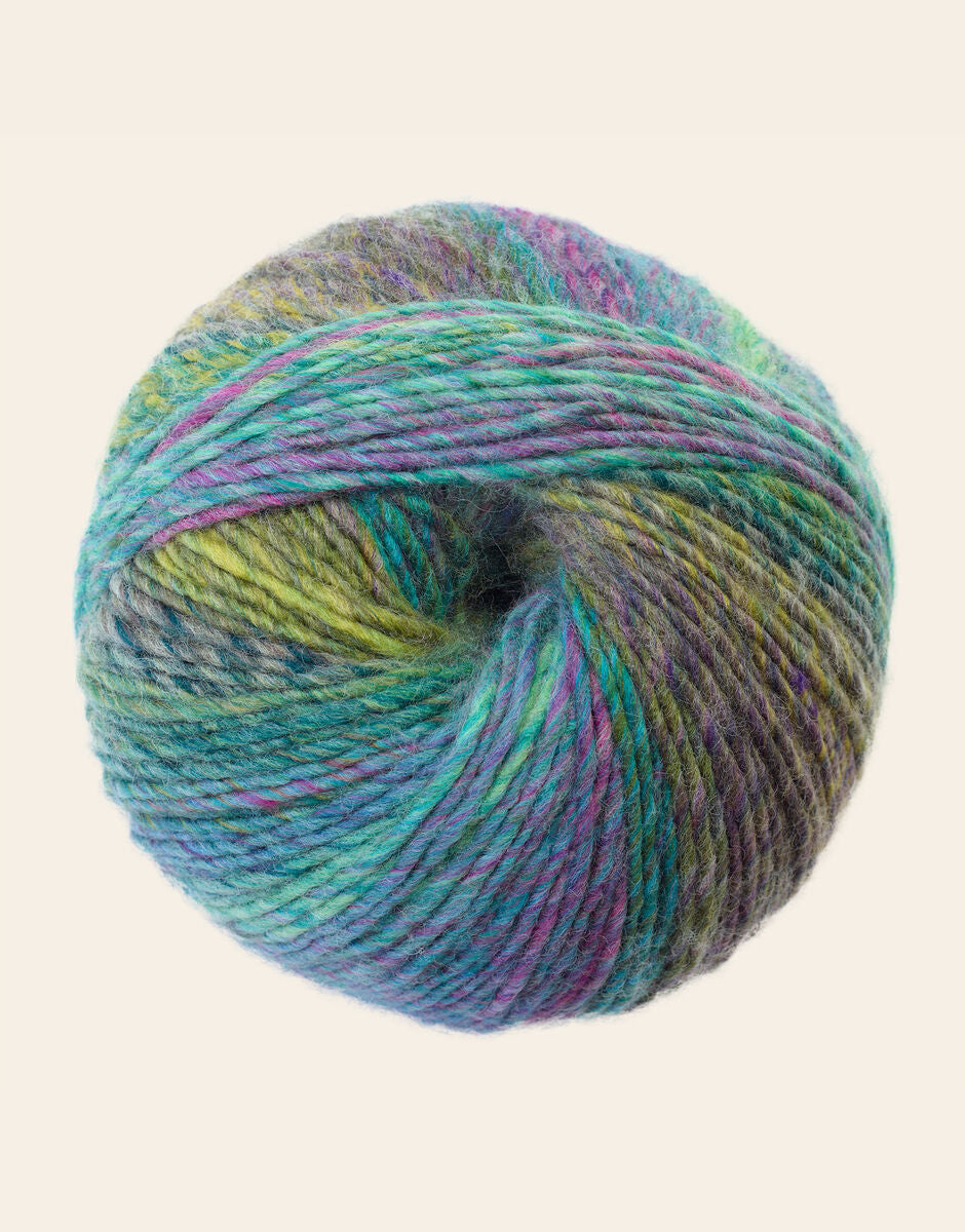 SIRDAR JEWELSPUN WITH WOOL CHUNKY, 200G SELF STRIPING YARN