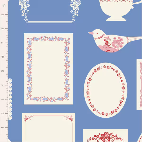 Labels & Ornaments in Blue | Tone Finnanger | Tilda Fabrics | Something Blue