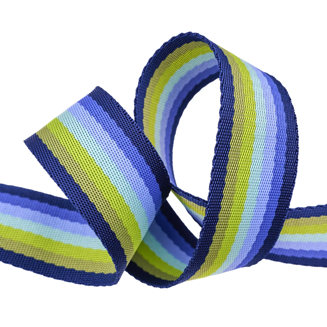 Floral Reef - Smooth Sailing in Marine - 1-1/2" width WEBBING - by Tula Pink - 3 YD PACK