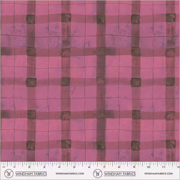 Beetroot Plaid in Beetroot | The Plaid One | Marcia Derse
