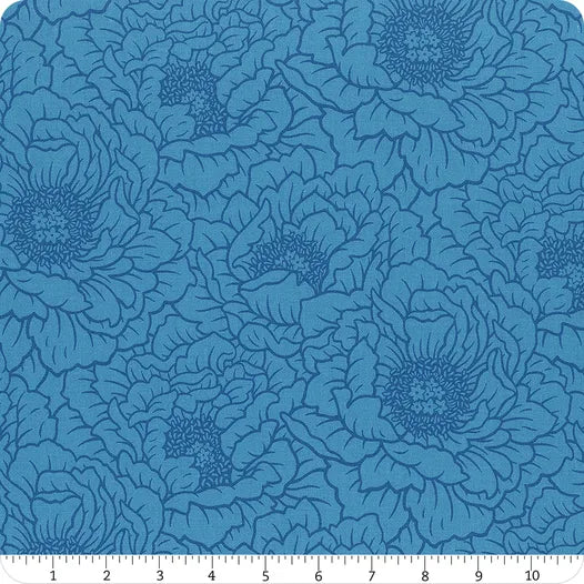 Full Bloom Blue Peony | Heather Bailey