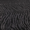 Black Solid Zebra Jacquard | Silky Solid