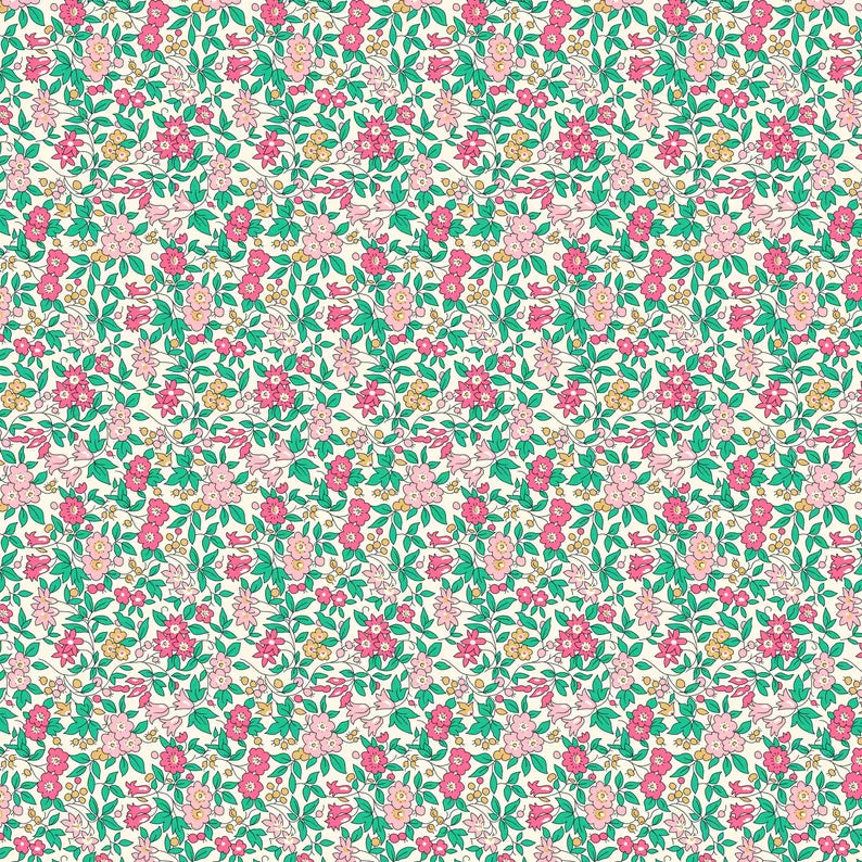Everlasting Forget Me Not Blossom B | Riley Blake for Liberty Fabrics