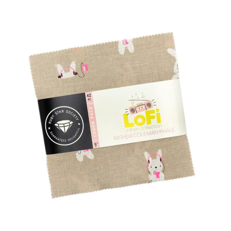 Ruby Star Lofi Linen Blend Mini Charm Pack