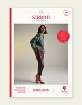MIDNIGHT GARDEN KNITTING AND CROCHET PATTERN BOOK IN SIRDAR JEWELSPUN ARAN