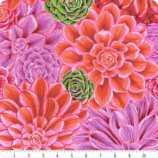 House Leeks - Pink | by Kaffe Fassett | August 2022 Collective