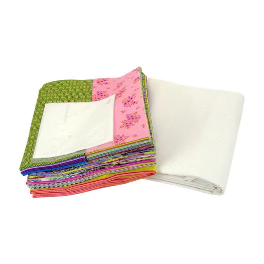 Marine Meadow Quilt Kit Featuring Floral Reef | Tula Pink
