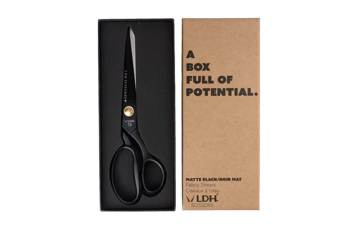 9.5" Matte Black Fabric Shears