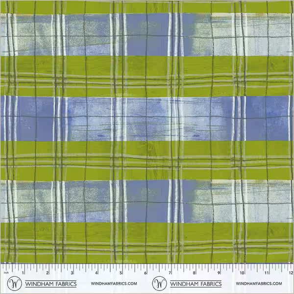 Cool Lime Plaid in Cool Lime | The Plaid One | Marcia Derse