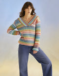 HIGH TIDE SWEATER IN SIRDAR JEWELSPUN WITH WOOL CHUNKY | Ocean Treasures Collection