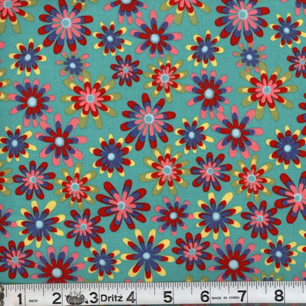 Turquoise Floral | Flower Power