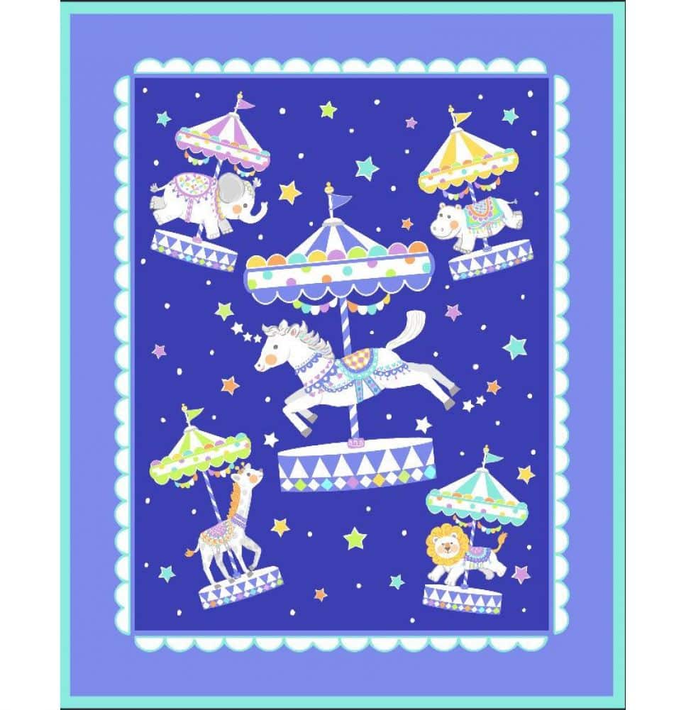Carousel Baby Panel | 1 Panel is 1 yard (2 quantity)