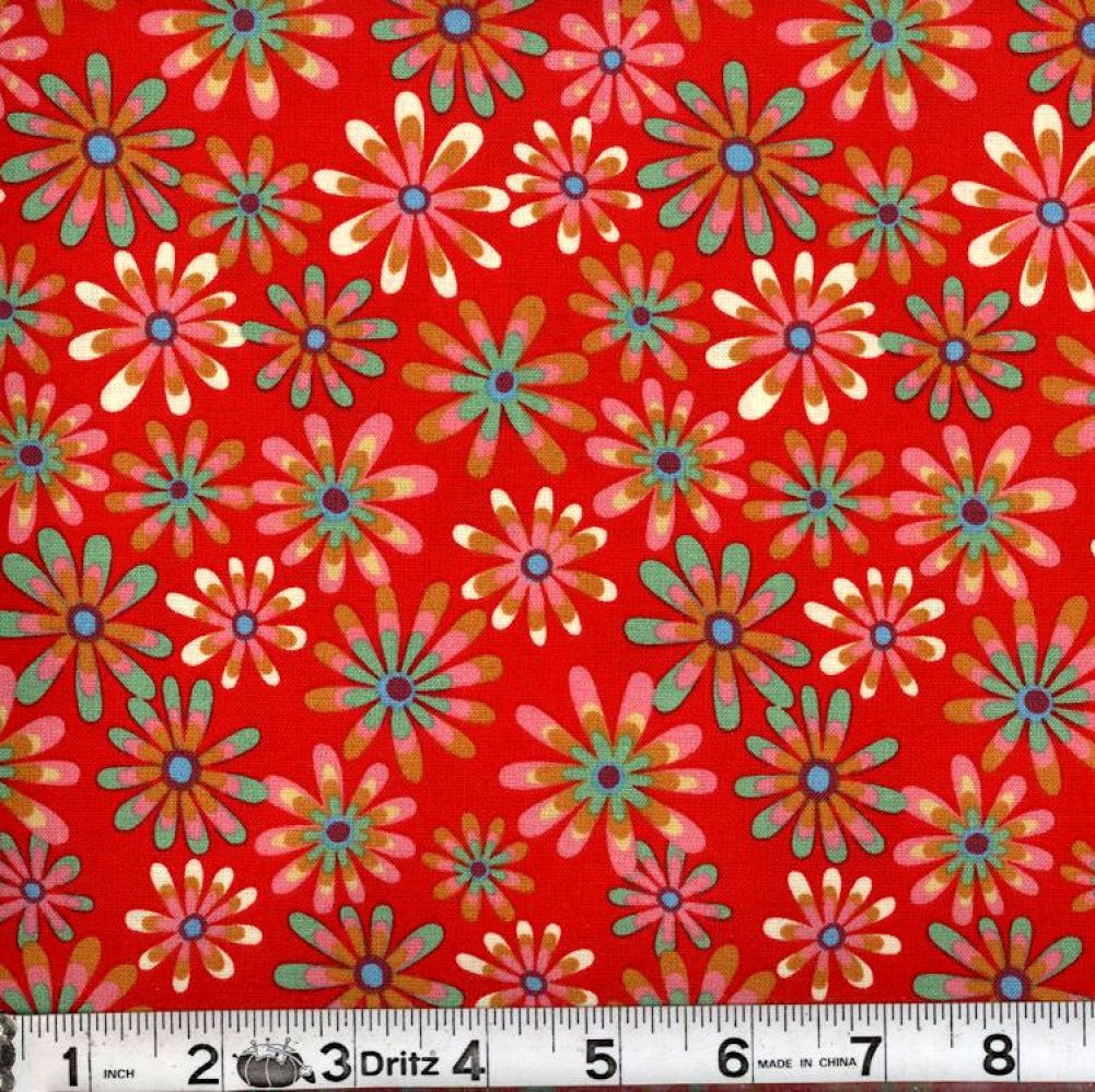 Dark Red Floral  | Flower Power