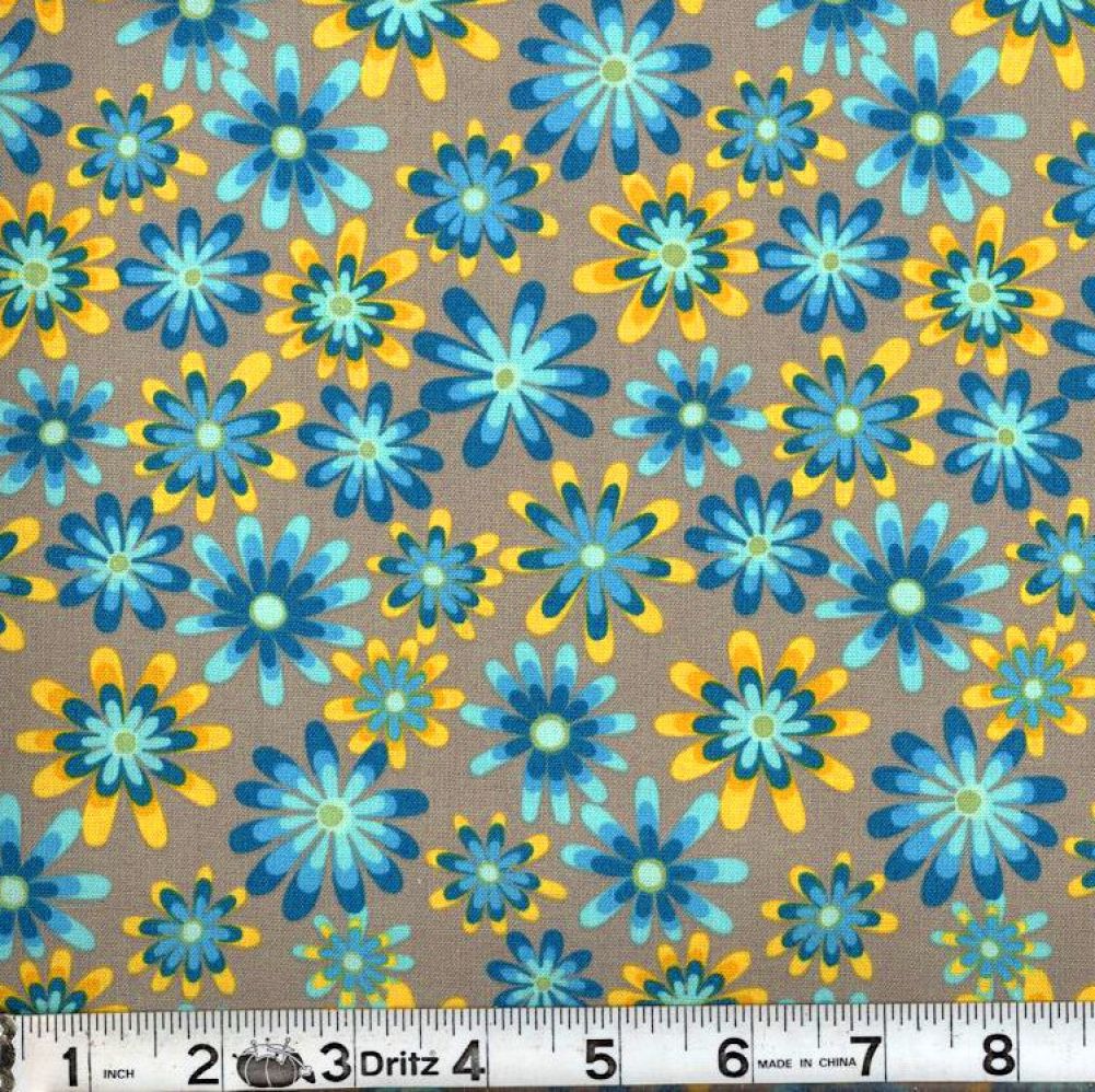 Gray Floral | Flower Power