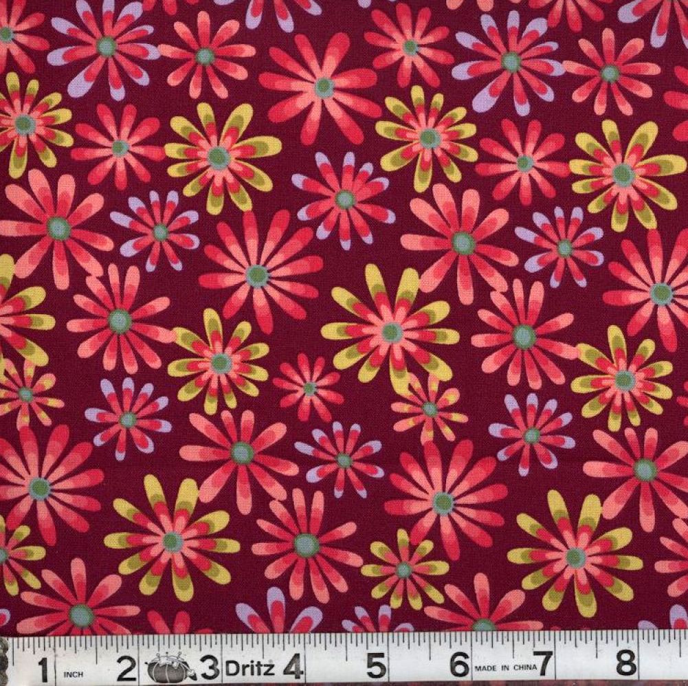Burgundy Floral  | Flower Power