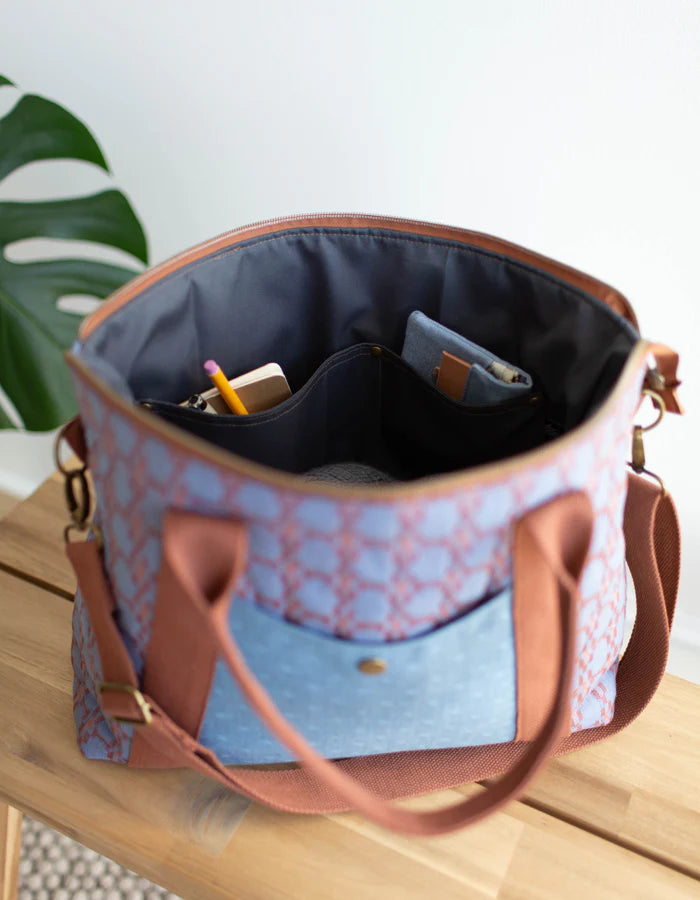 Oxbow Tote Pattern by Noodlehead