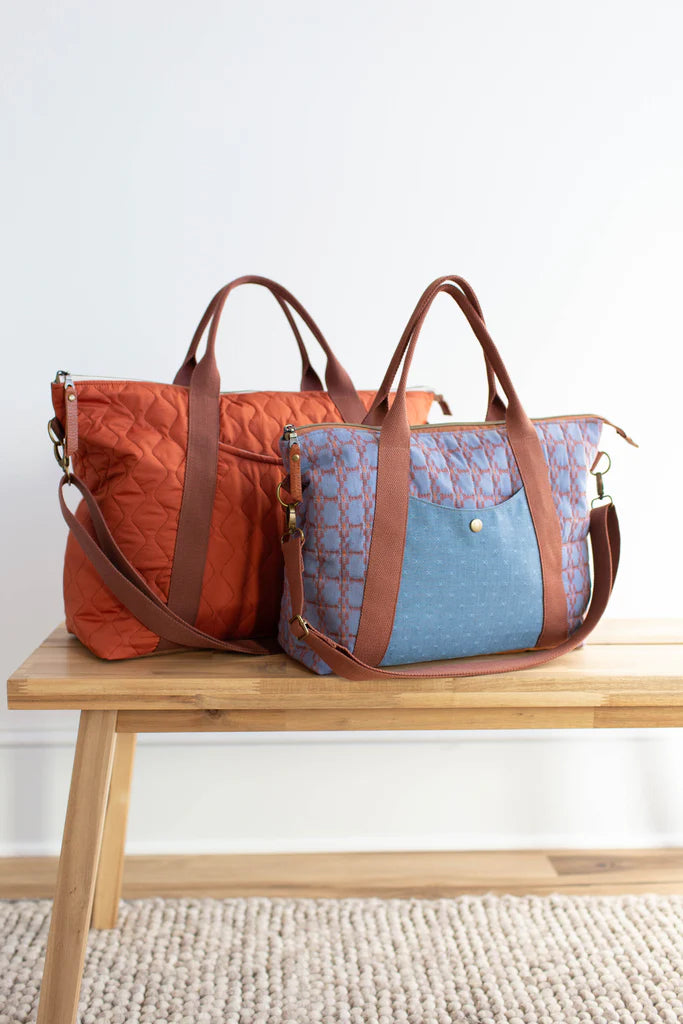 Oxbow Tote Pattern by Noodlehead