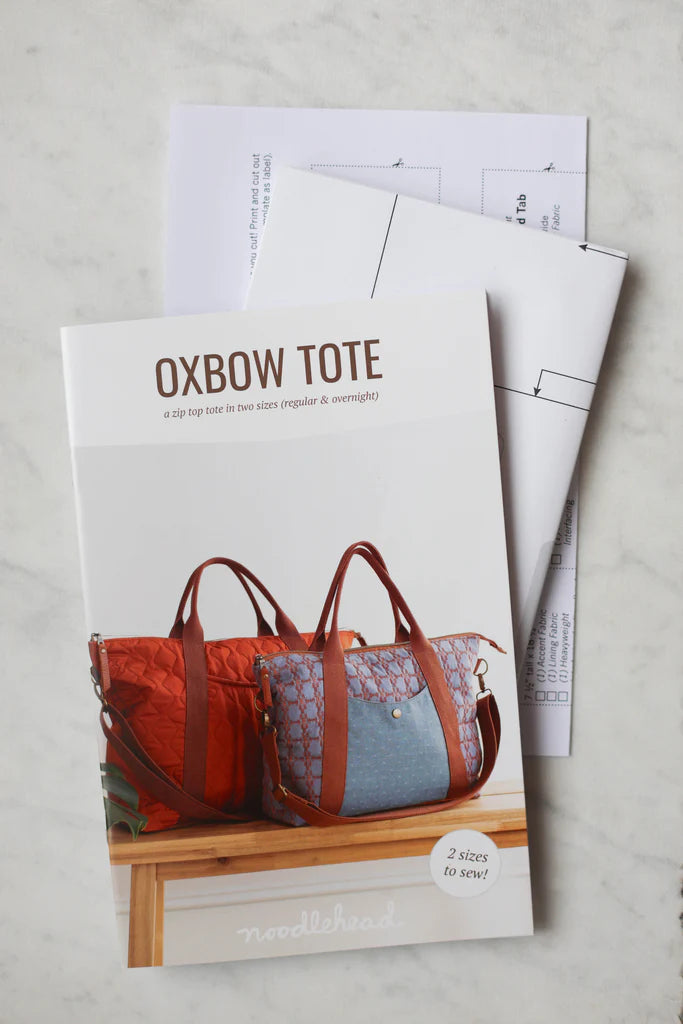 Oxbow Tote Pattern by Noodlehead